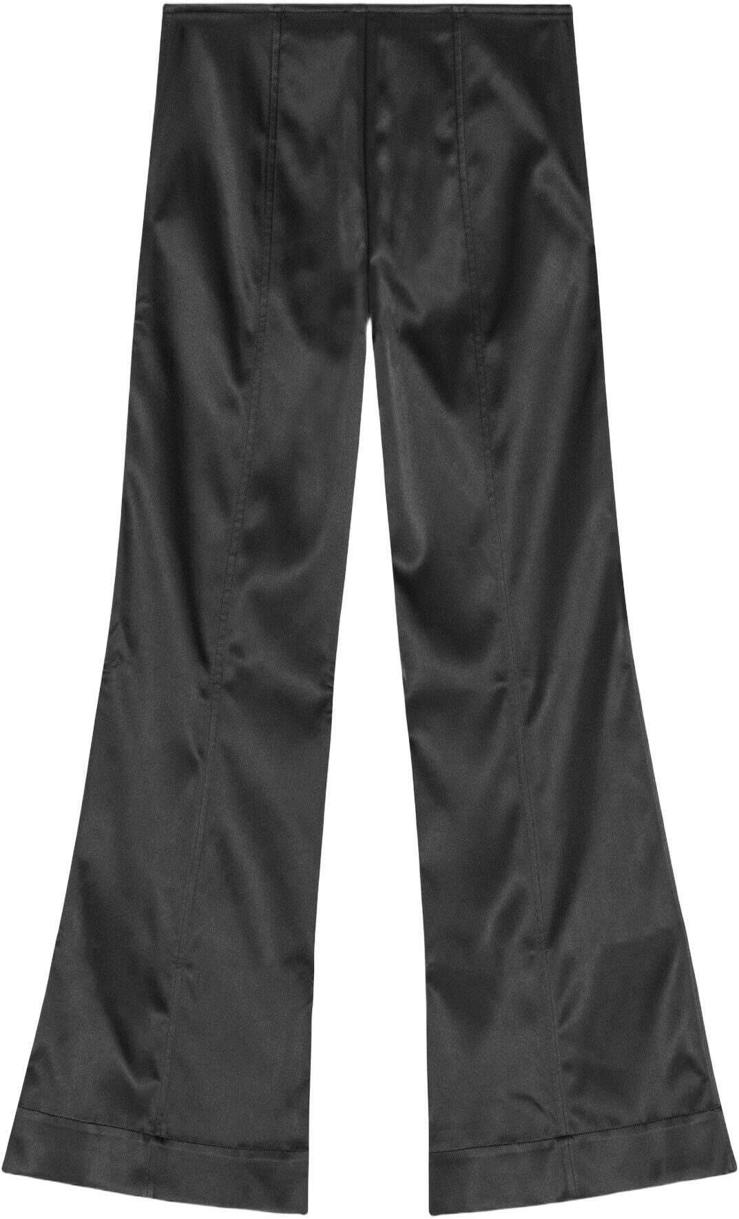 Double Satin Flared Pants