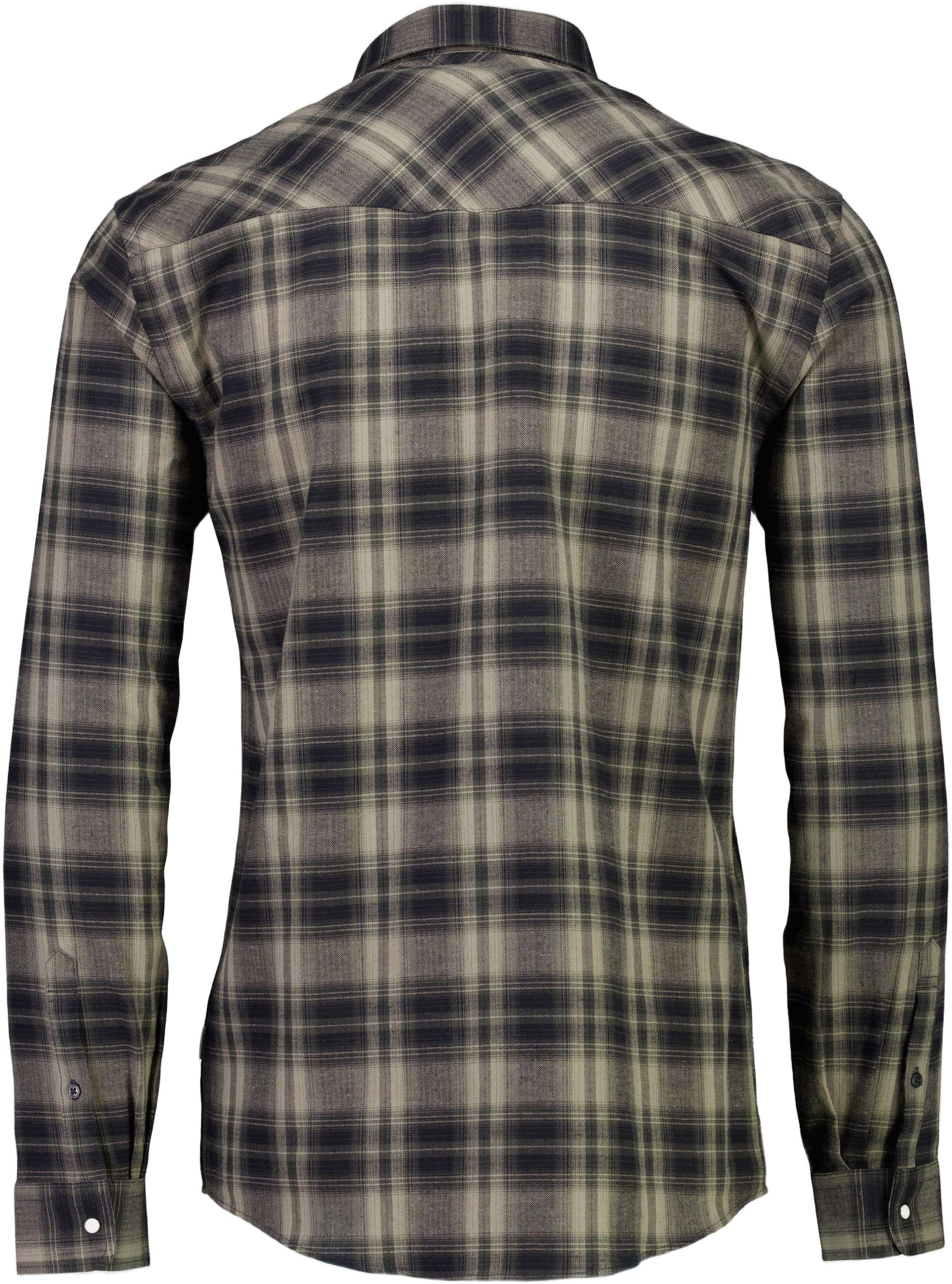 Herringbone checked shirt L/S