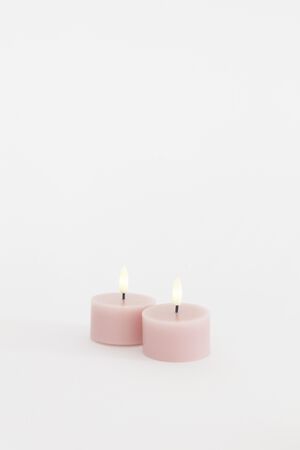 Sille Fyrfadslys 2 stk. sæt, Ø6xH3,4cm