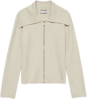 AWVERRIER LS O-NECK MIDI KNIT CARDI