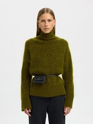 SLFMIRA MOHAIR LS KNIT HIGH-NECK