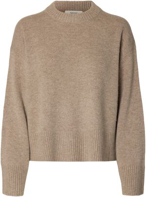 SLWCILLE CASHMERE BLEND LS KNIT O-N