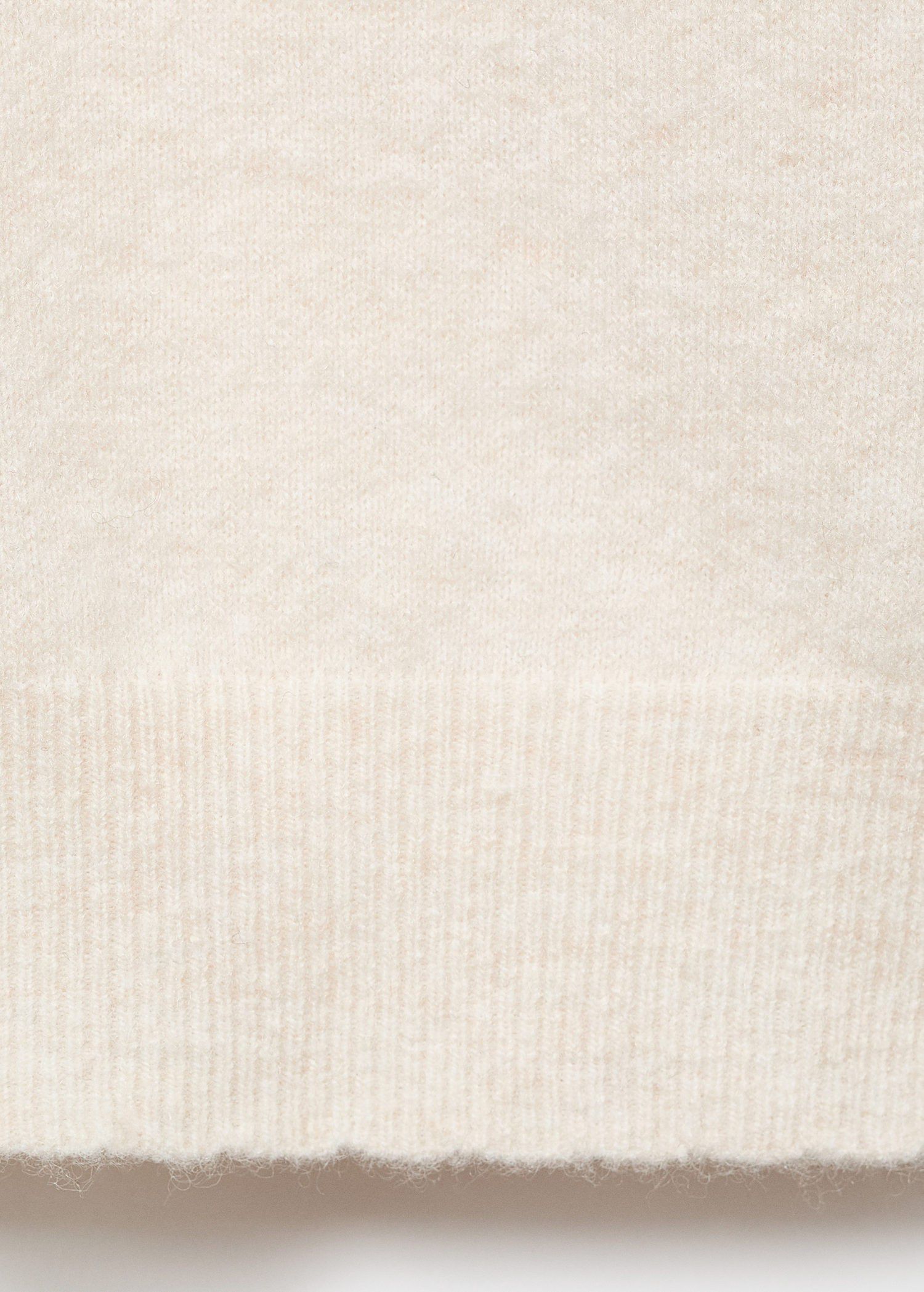 V-neck wool blend cardigan