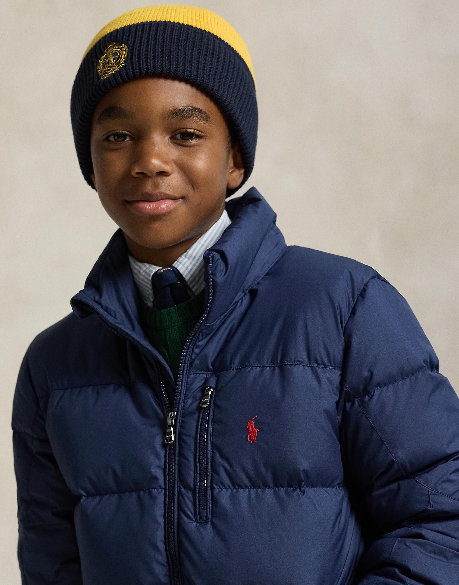 Ripstop Down Hooded Jacket Teens