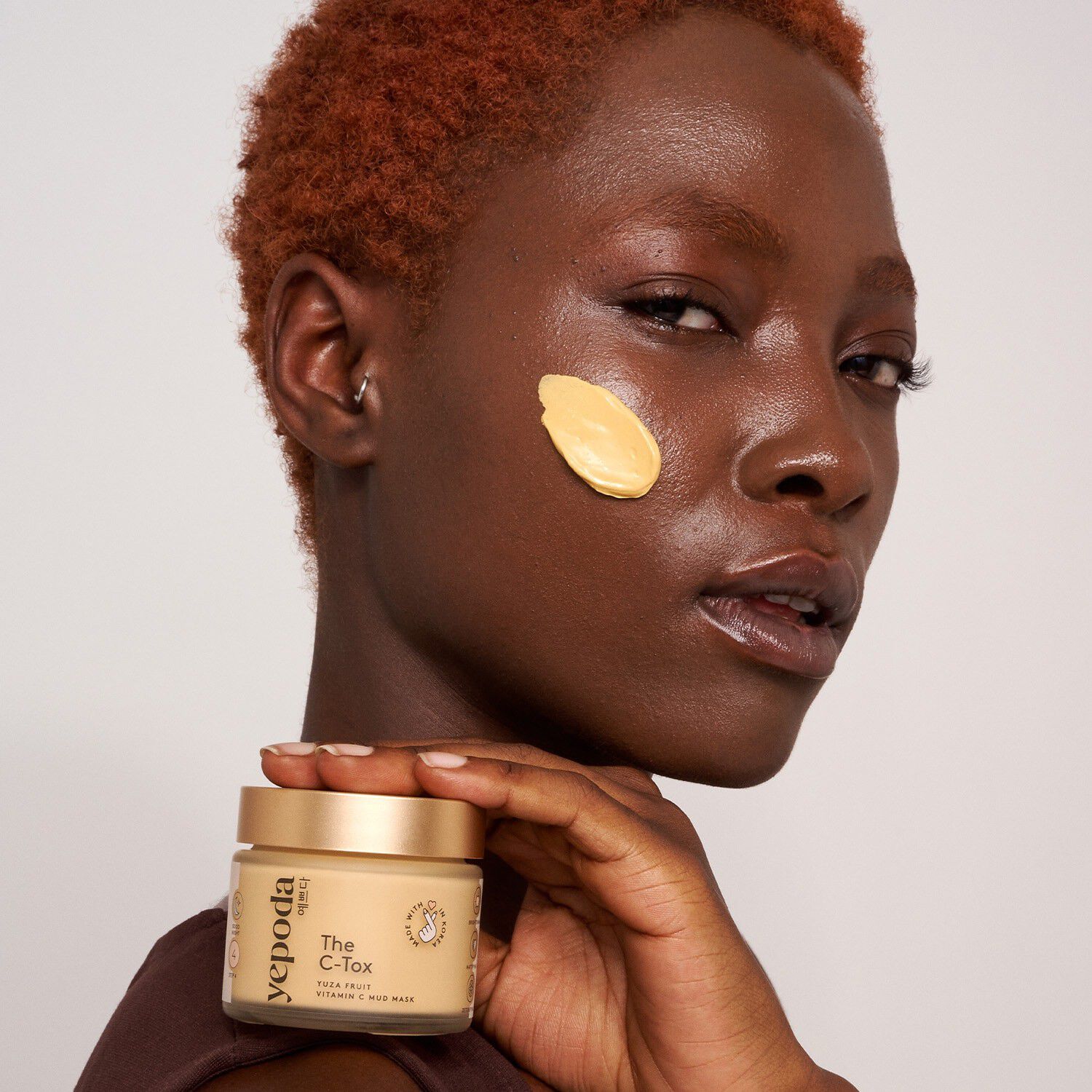 The C-Tox - Lermask med c-vitamin och gurkmeja