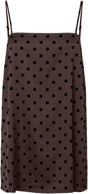 PCJYTTA STRAP SATIN TOP WVN D2D