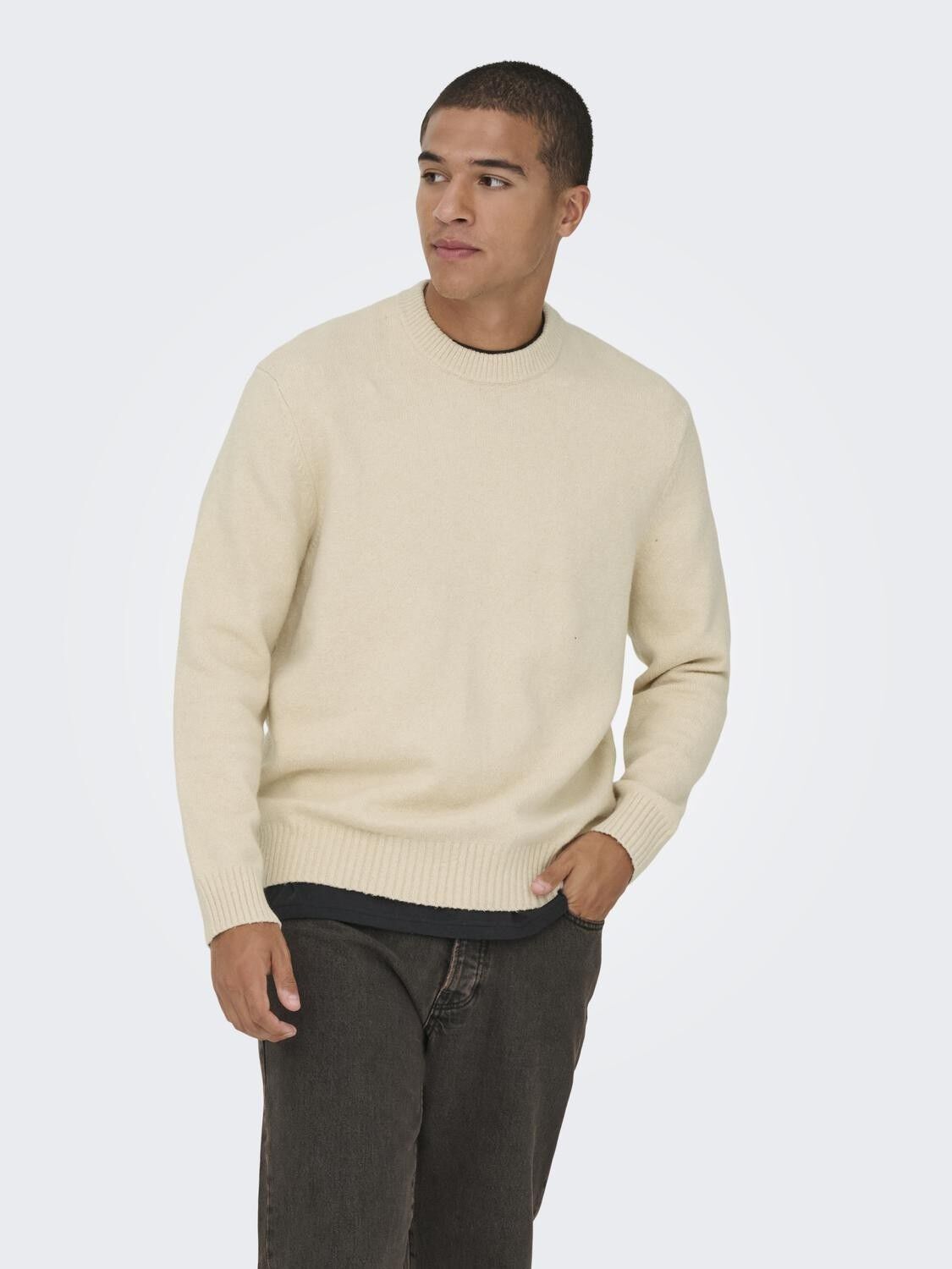 ONSJAMES RLX CREW KNIT NOOS