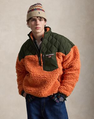 SHAGGY HI PILE-KNT-PULLOVER