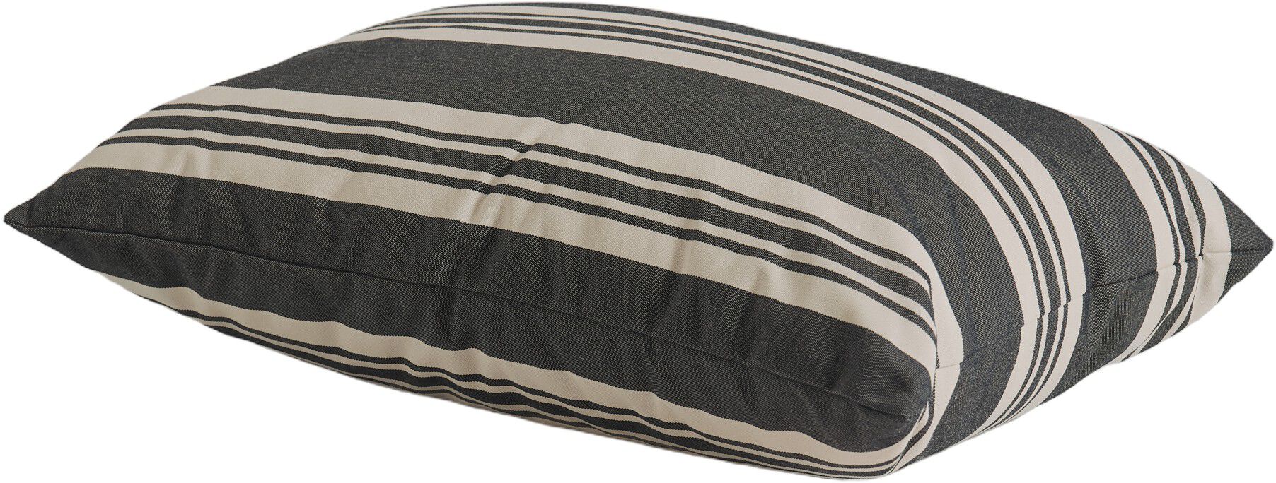 Fossflakes utomhuskudde 40x60 cm. M&ouml;rkbl&aring; randig