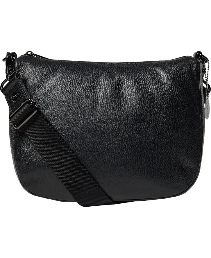 MELLOW LEATHER HOBO / NERO