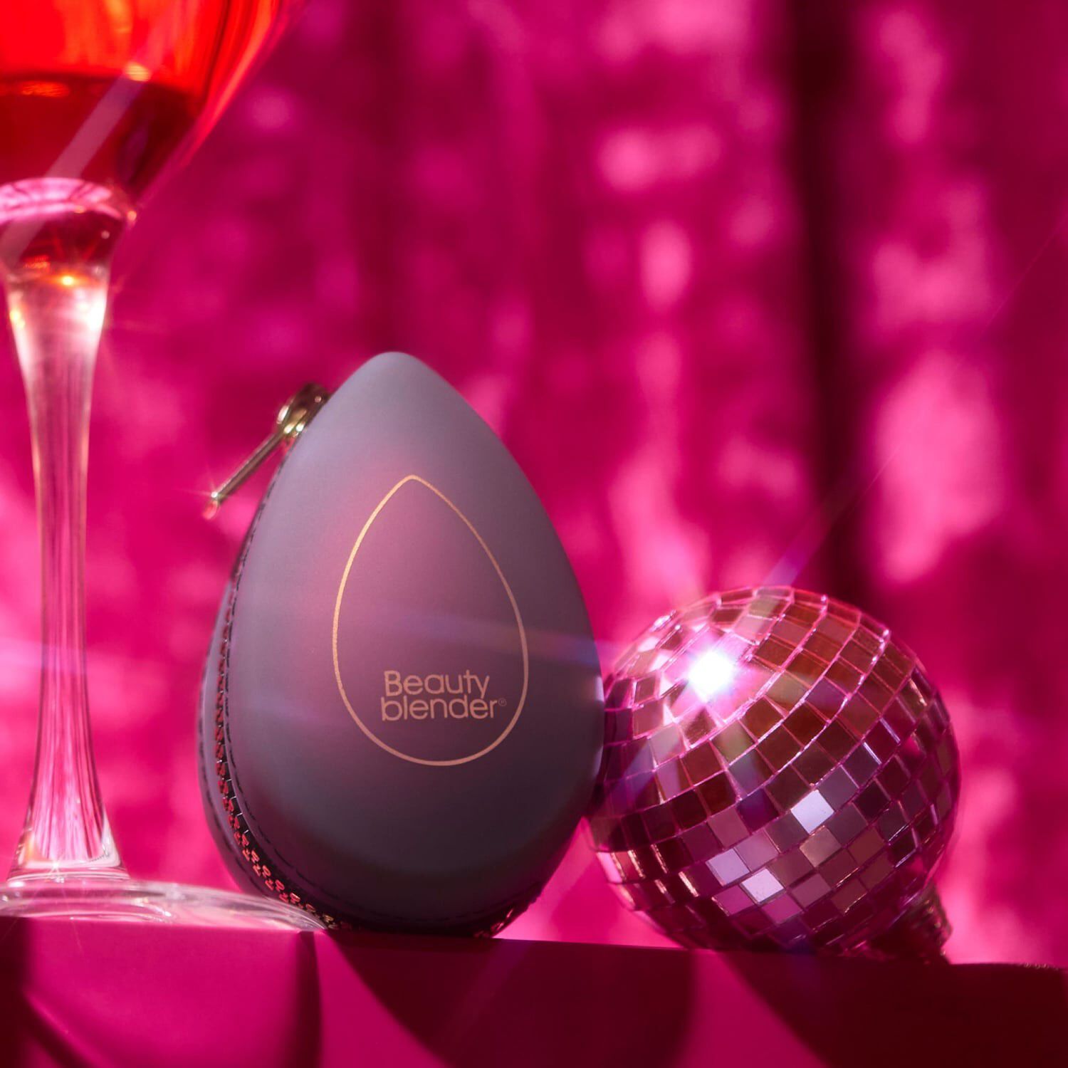 Midnight Blend & Blur Set - Set med sminksvamp, puff och v&auml;ska