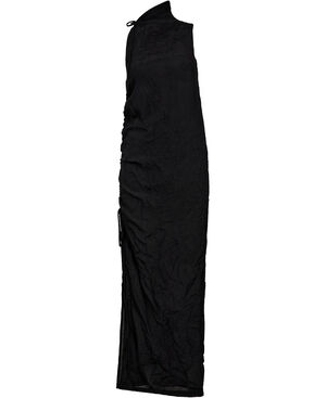 Crinkle Dress Black Crinkle-34