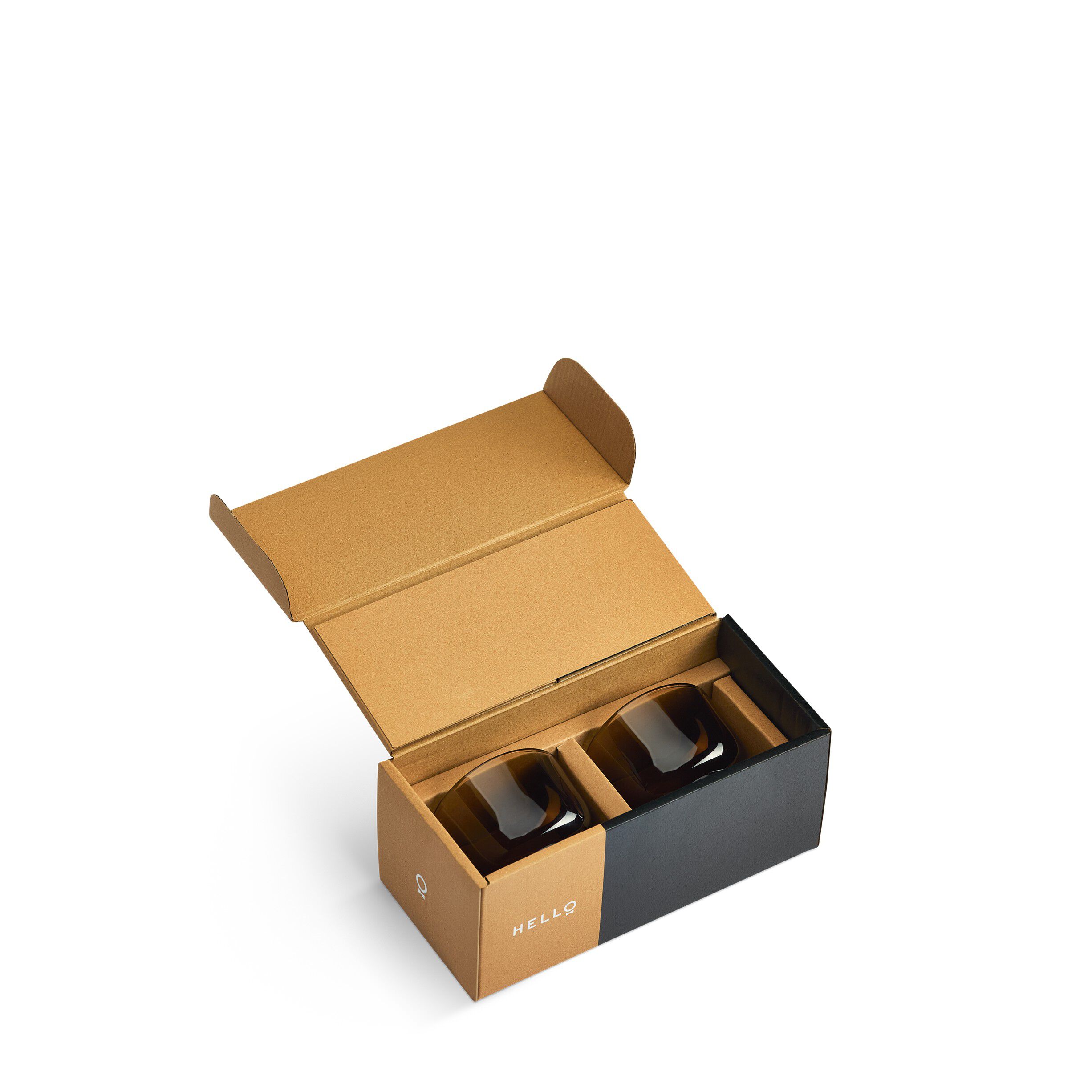 Pirch Cortado, Amber, set of 2