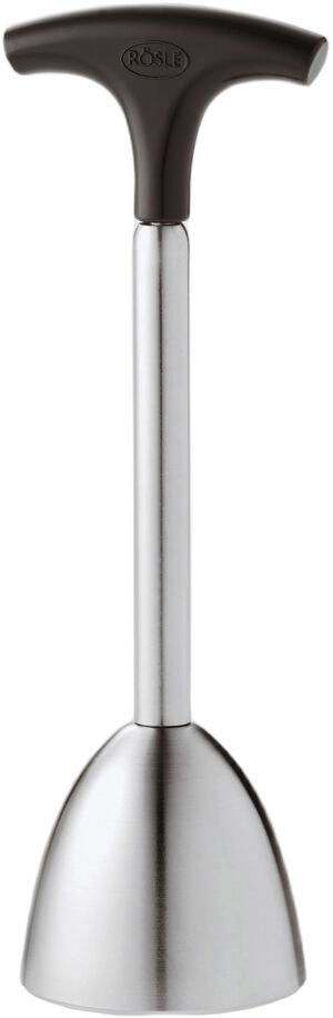 Äggskalare 14 cm Stål/Svart