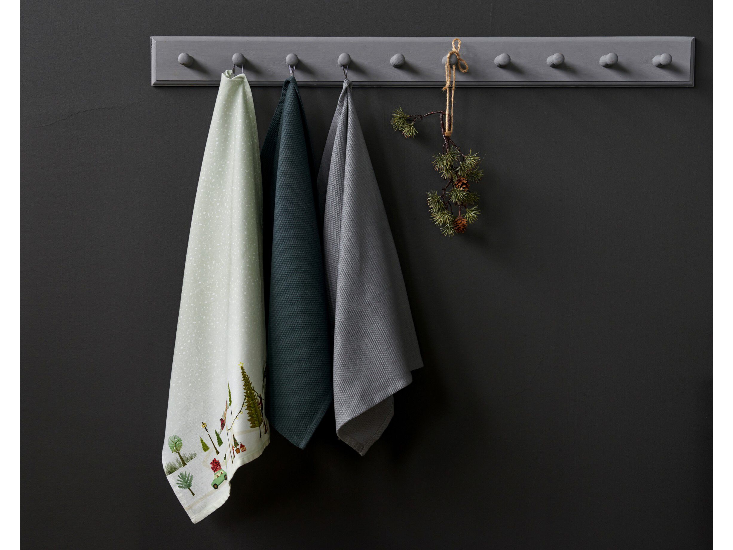 K&ouml;kshandduk Diamond 50x70 cm Forest green