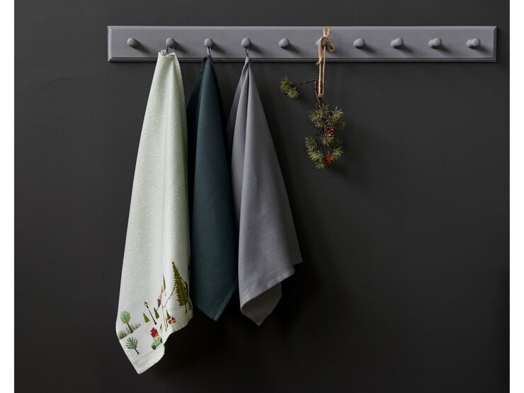 Kökshandduk Diamond 50x70 cm Forest green