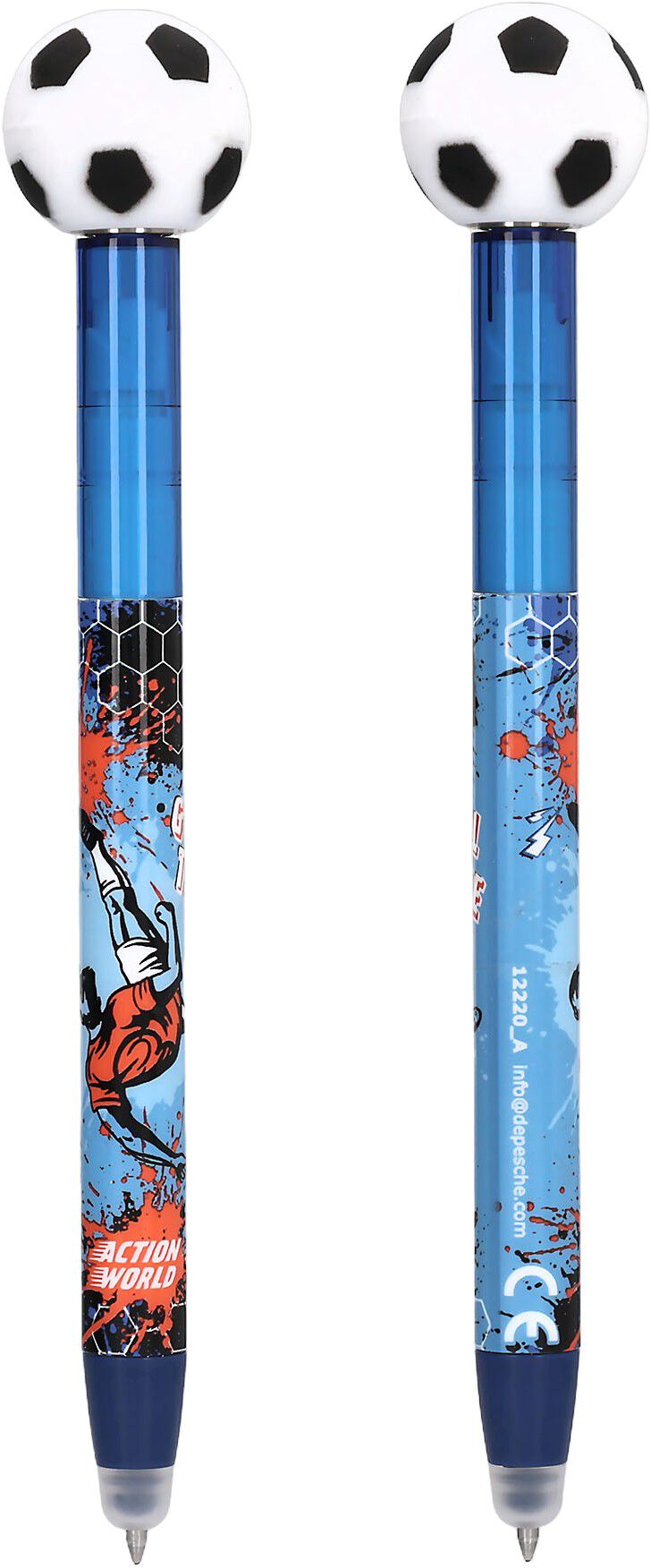 Viskbar gel pen Fodboldtop