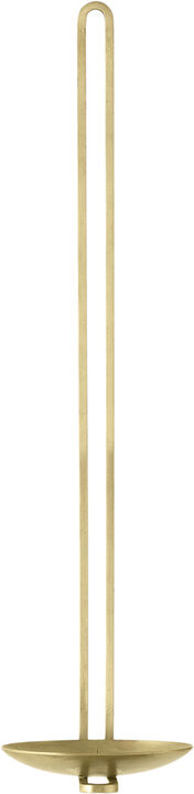 Clip Candle Holder H34, Wall, Brass