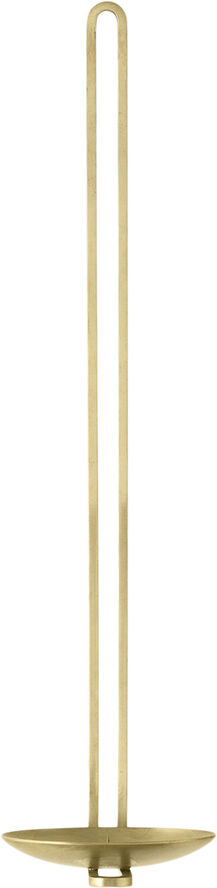 Clip Candle Holder H34, Wall, Brass