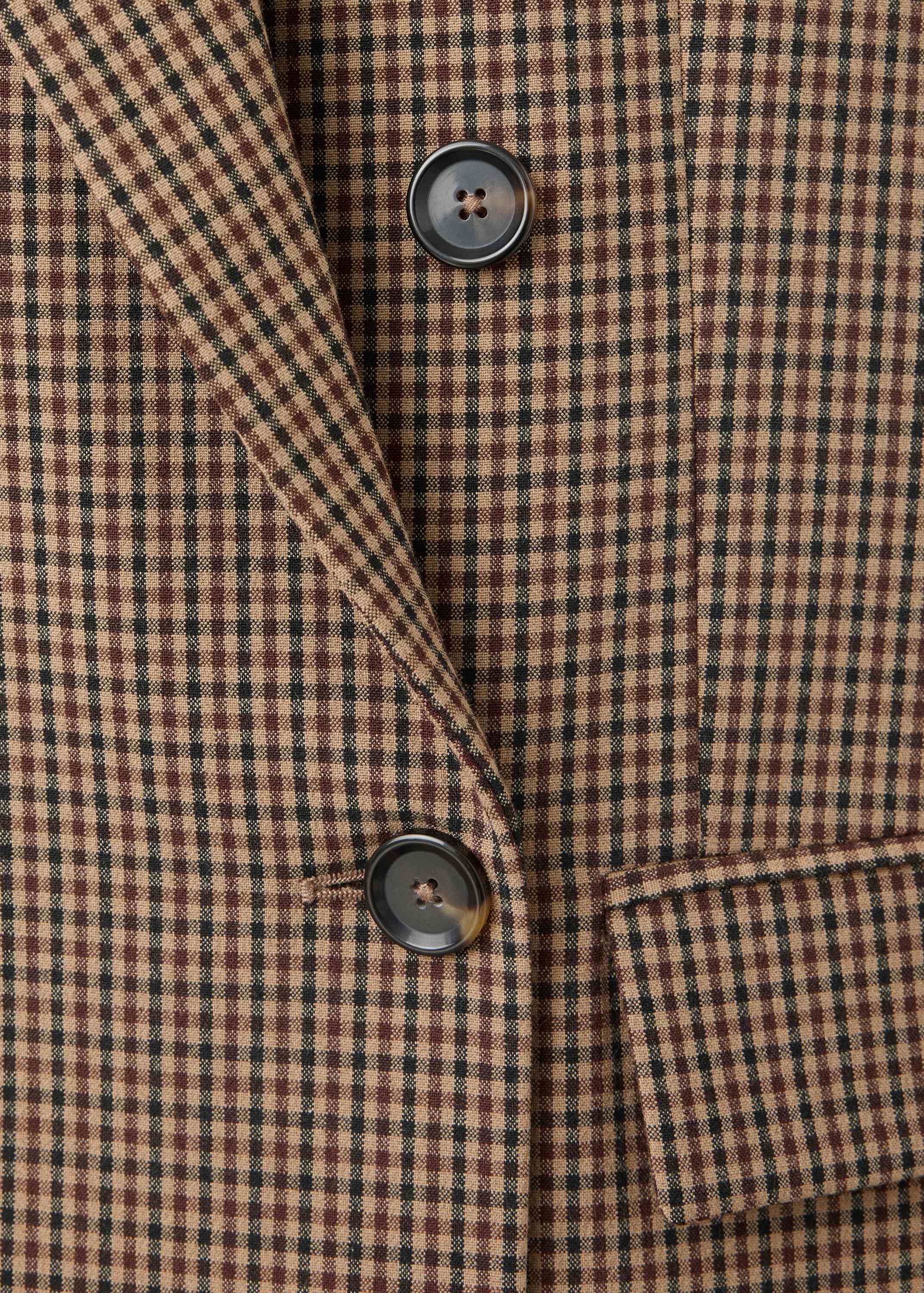 Houndstooth jacket with lapels