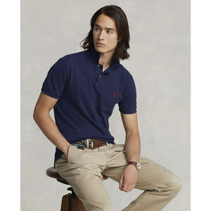 Custom Slim Fit Mesh Polo