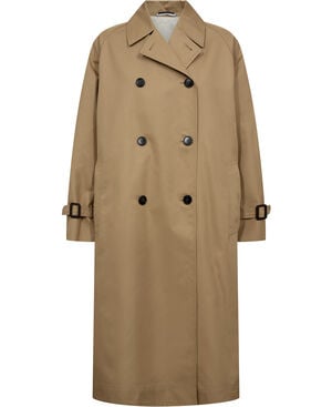 Reversible Water-repellent Canasta Trench Coat