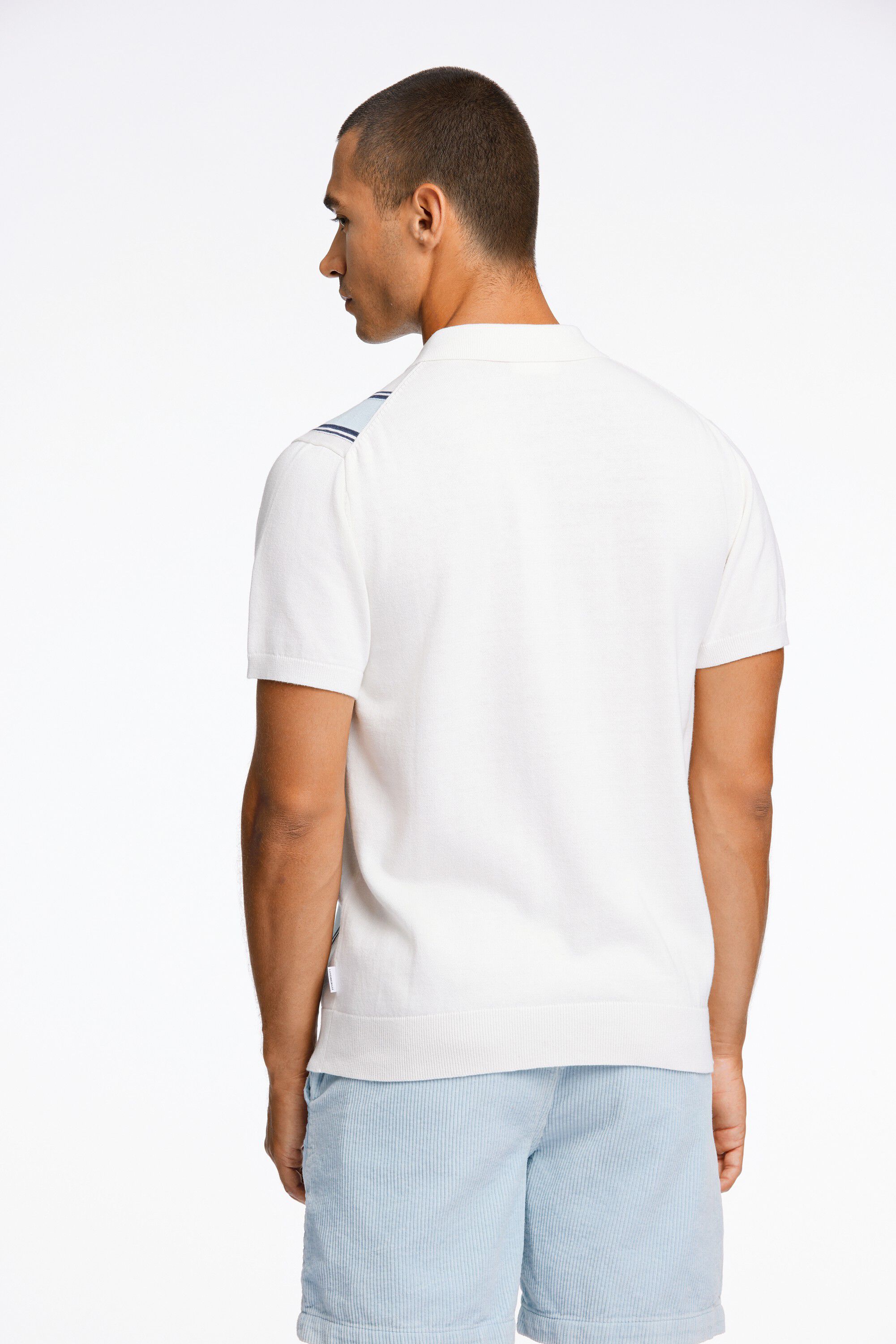 Knitted polo cardigan