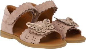 Sandal med &aring;ben t&aring; og dobbelt velcro