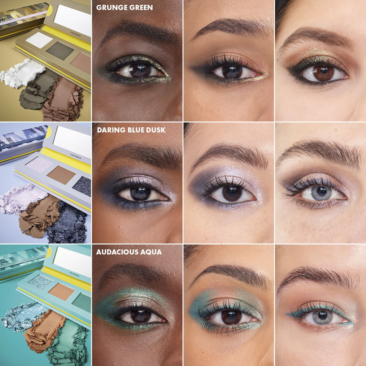Mini Mix Palette: Mini-palett med &ouml;gonskuggor