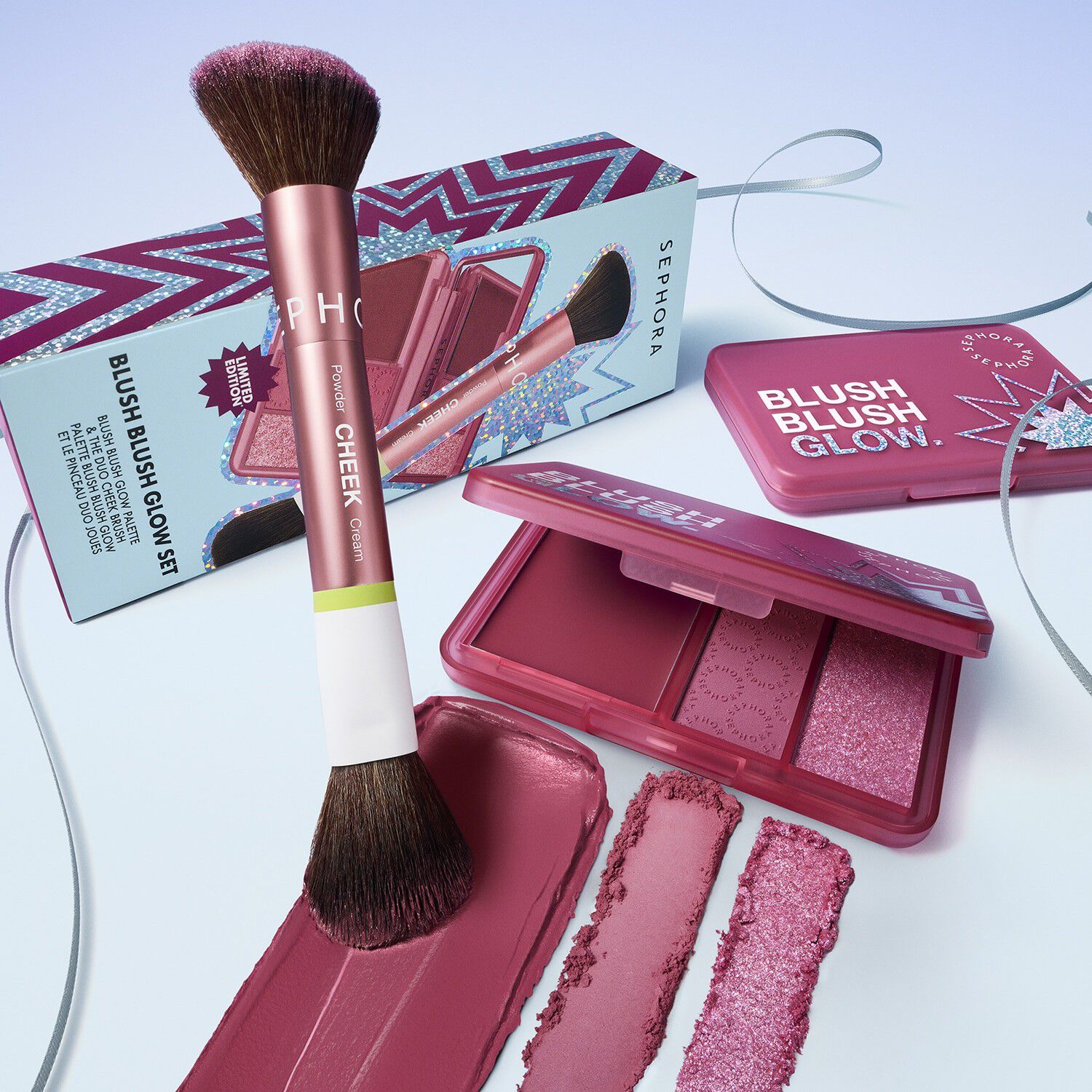 Blush Blush Glow Set - Rouge- & Highlighter Palett