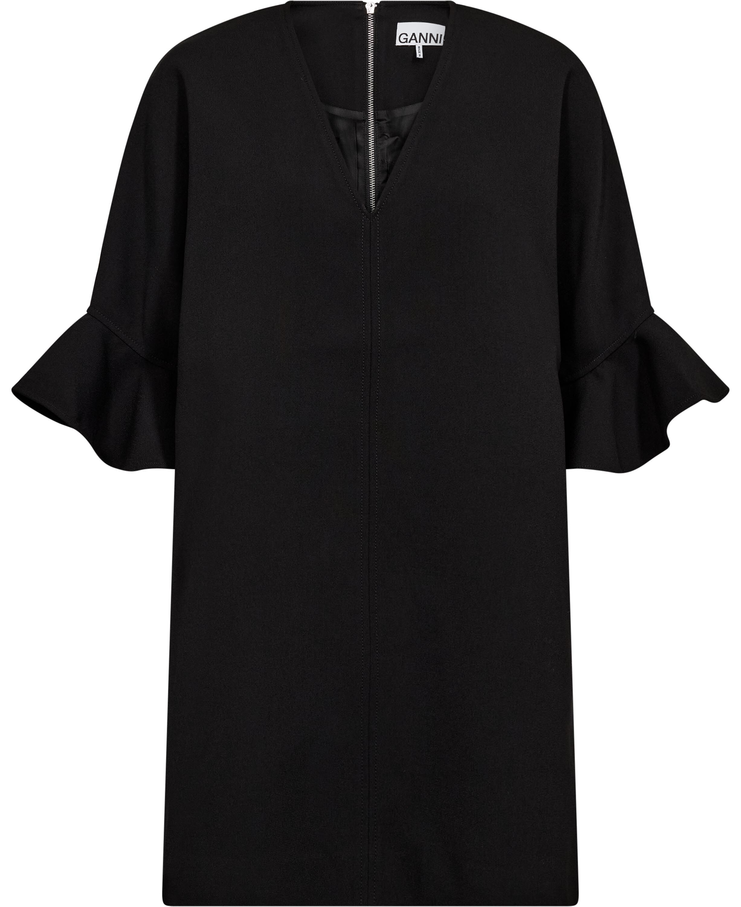 Bonded Crepe Boxy Mini Dress