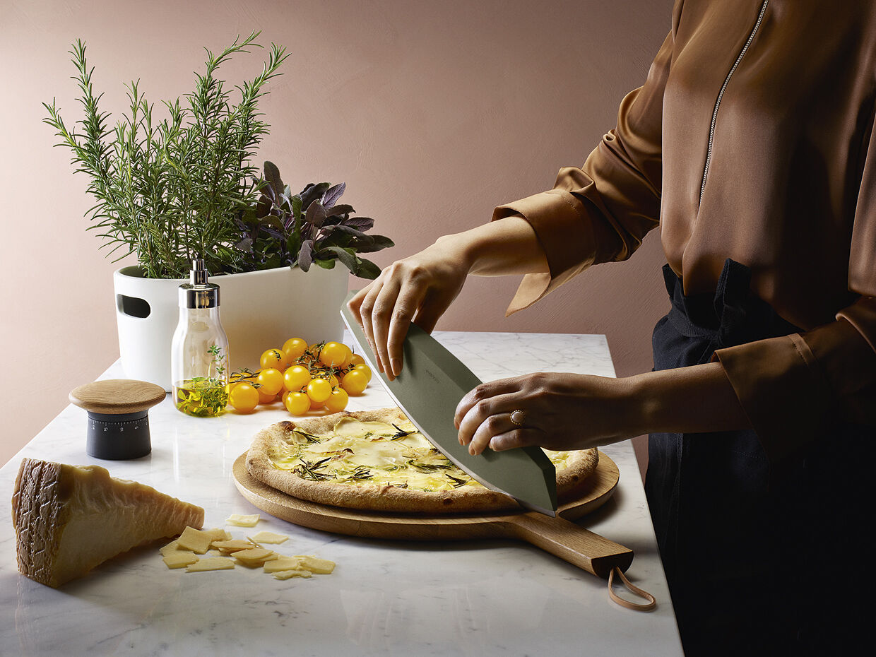 Pizza/kryd. urtekniv Green tool