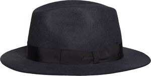 Navy Blue Crushable Wool Hat
