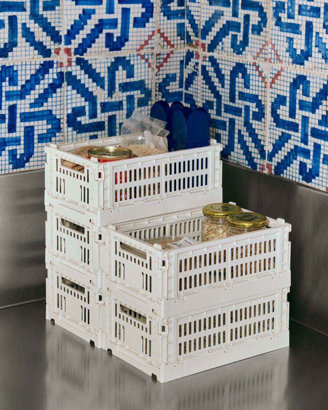 HAY Colour Crate-Small-Grey