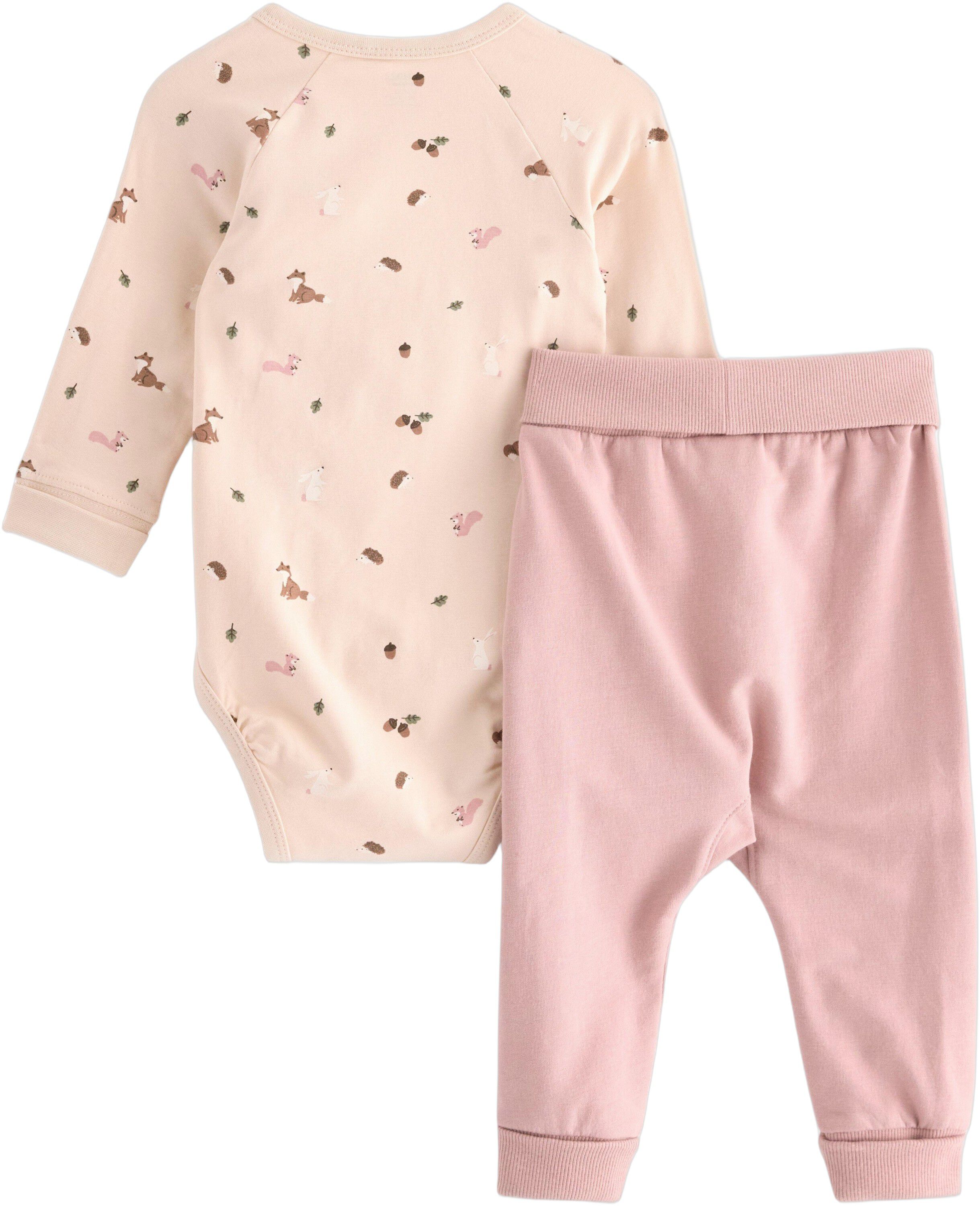 Set wrap body trousers forest