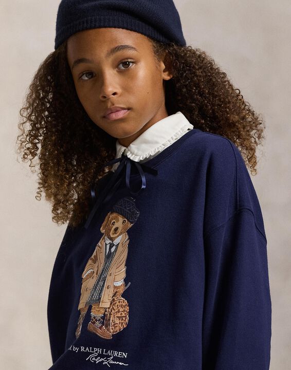 Polo Bear Fleece Boxy Sweatshirt