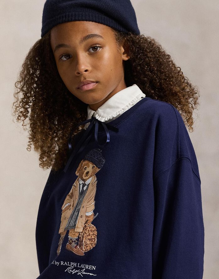 Polo Bear Fleece Boxy Sweatshirt