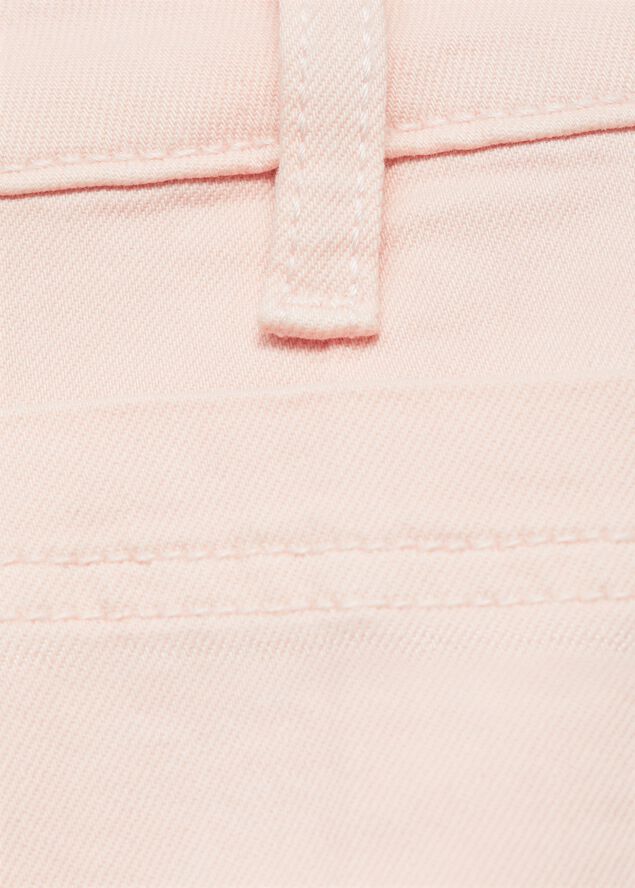 Flared cropped jeans with pockets