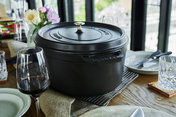 La Cocotte Gryta 41 cm / 12 l, Oval, Svart, Gjutjärn