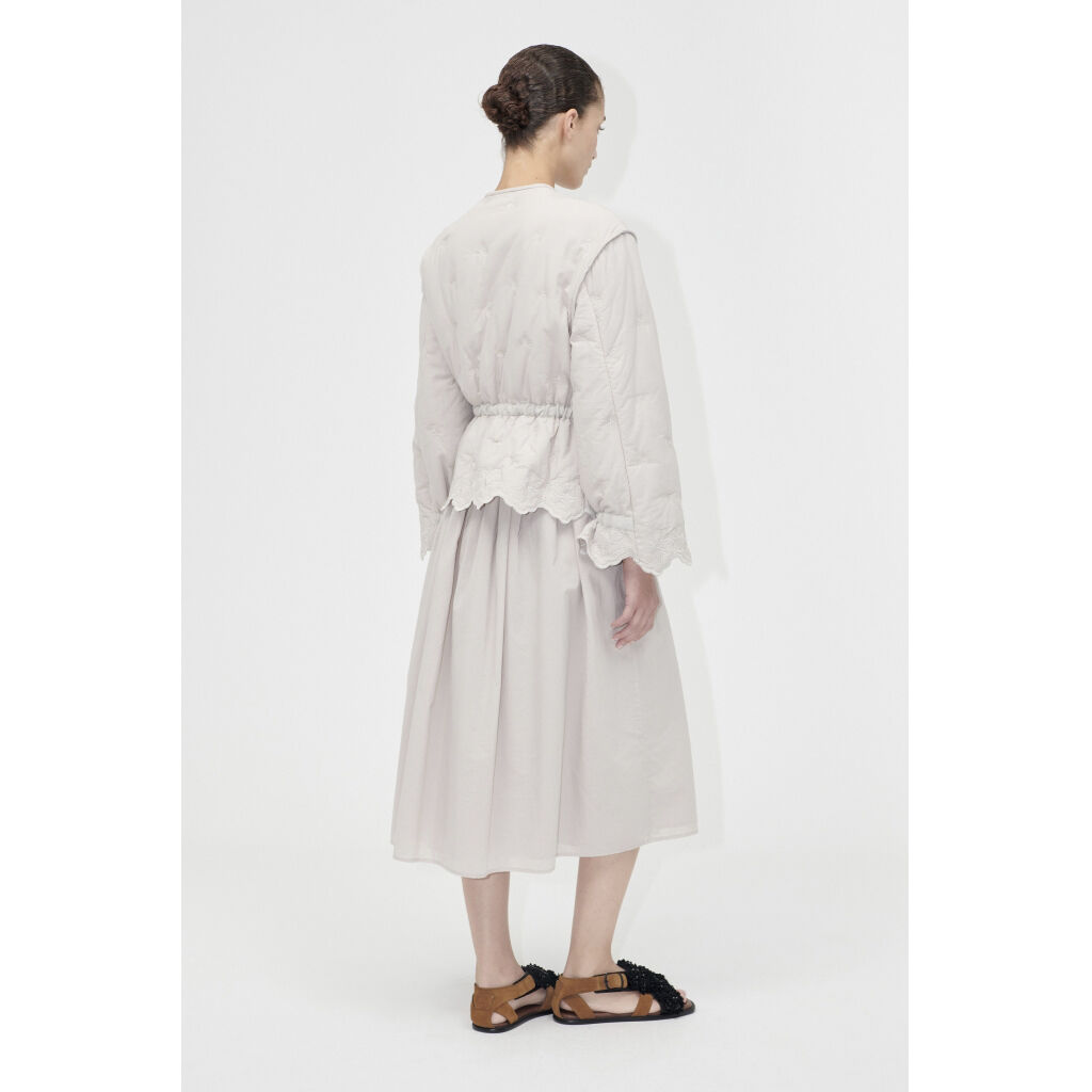 2388 Quilted Cotton, Gathered Tie Jacket