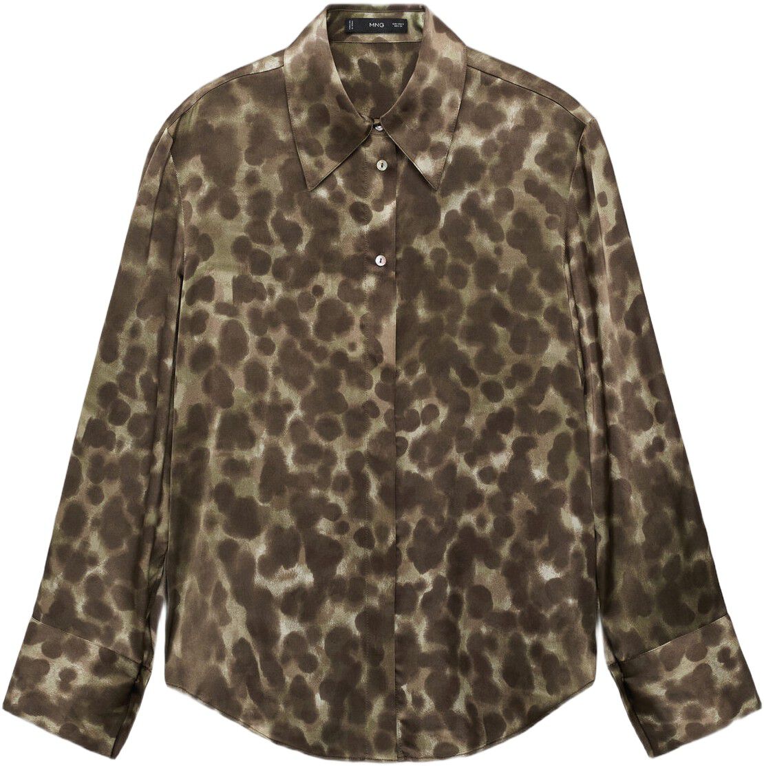 Satin print shirt