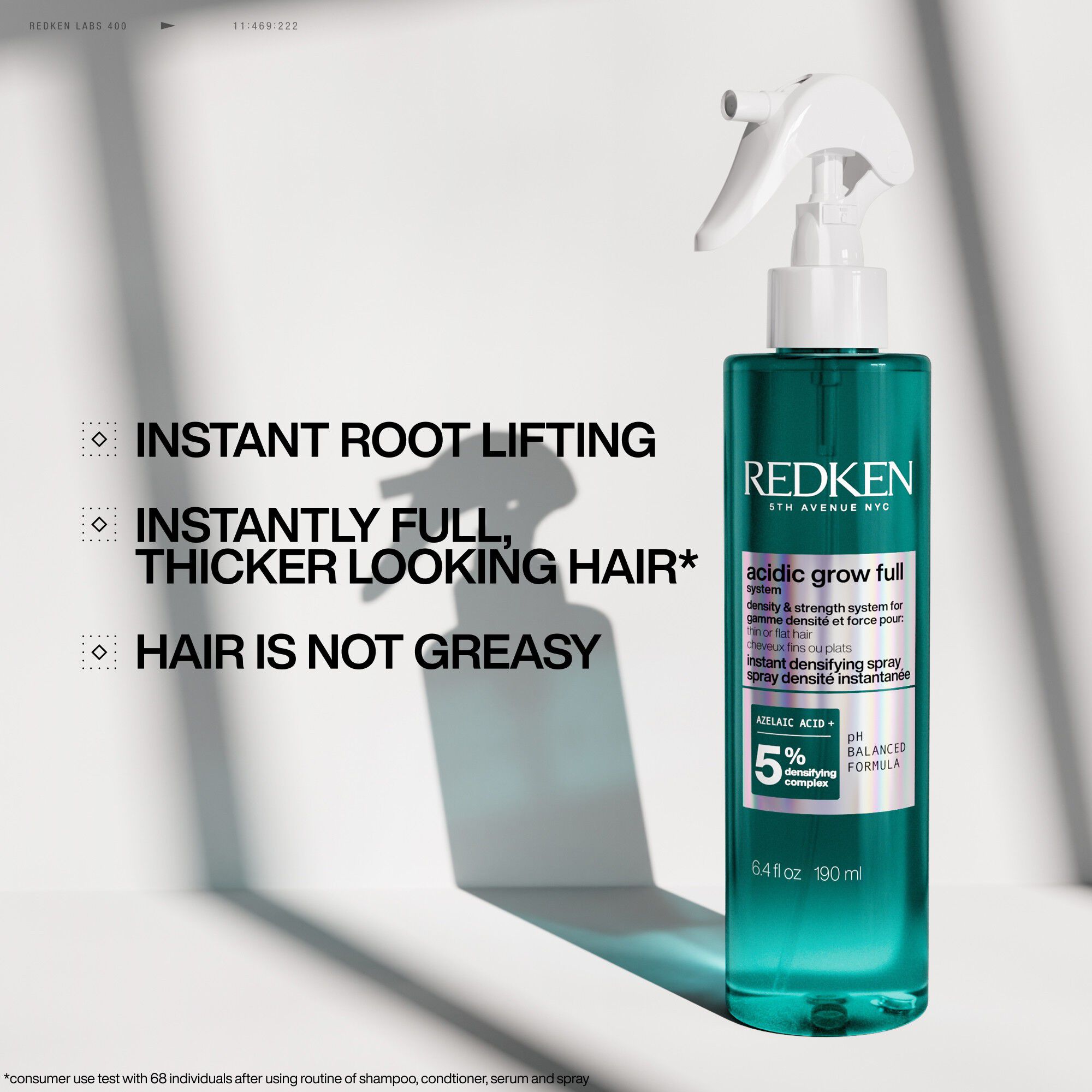 Acidic Grow Full System Instant Densifying Spray for Thin Hair