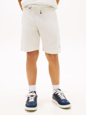 Logo Embroidery Jersey Twill Shorts
