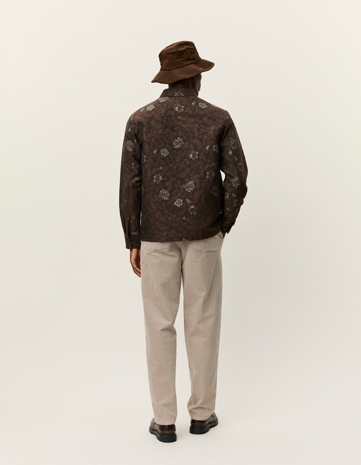 Kaleb Flower Jacquard Overshirt