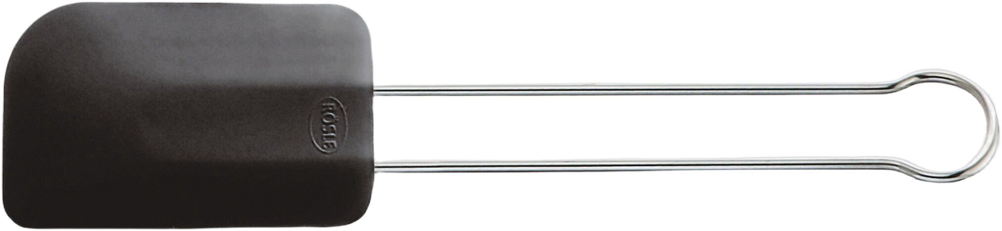 Spatel/slickepott 32 x 7,5 cm St&aring;l/Svart