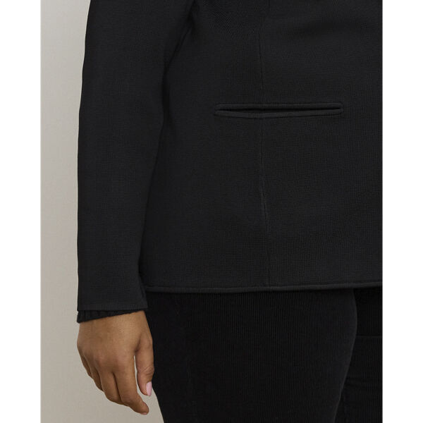 Matte Rayon Nylon Blazer