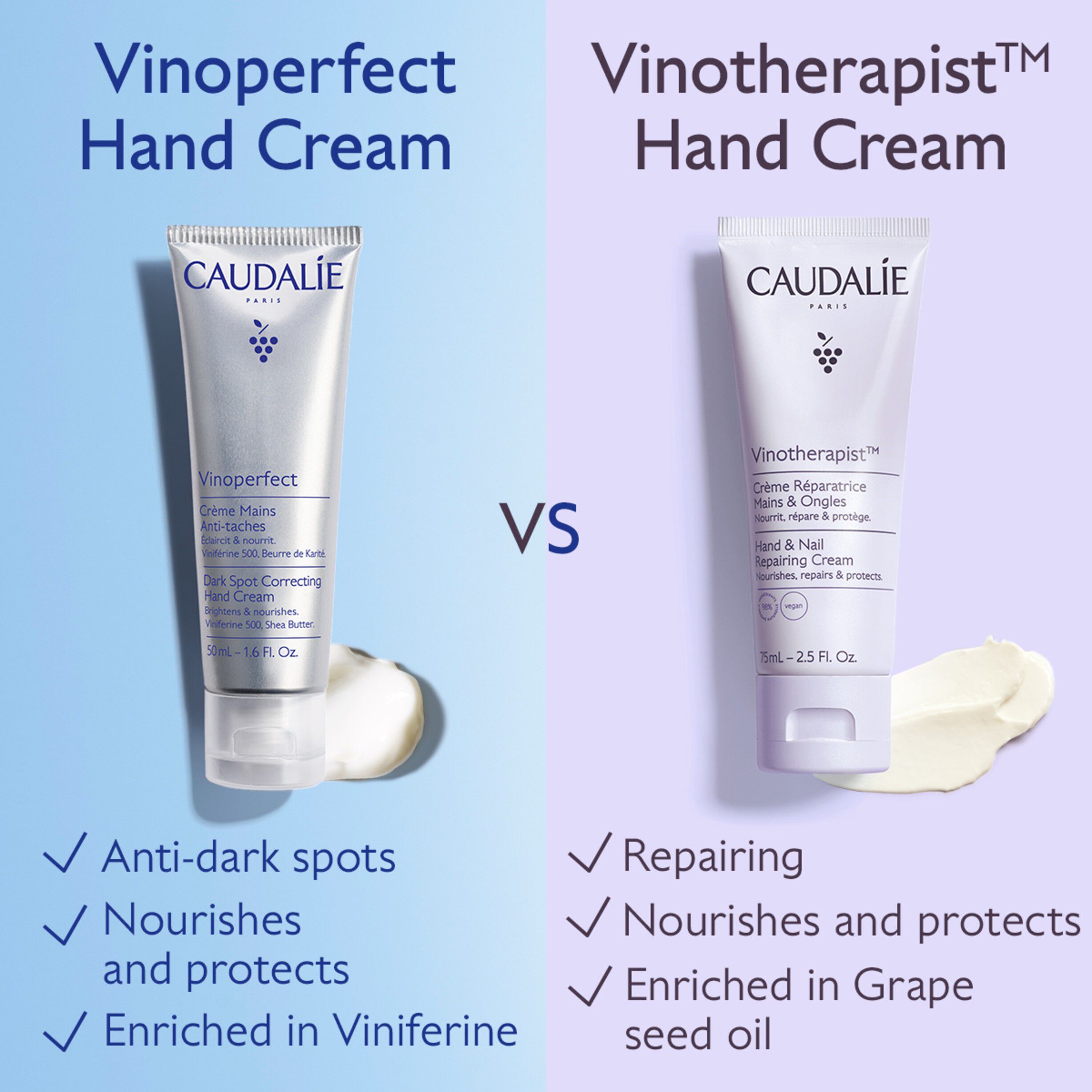 Caudal&iacute;e Vinoperfect Dark Spot Correcting Hand Cream 50 ml