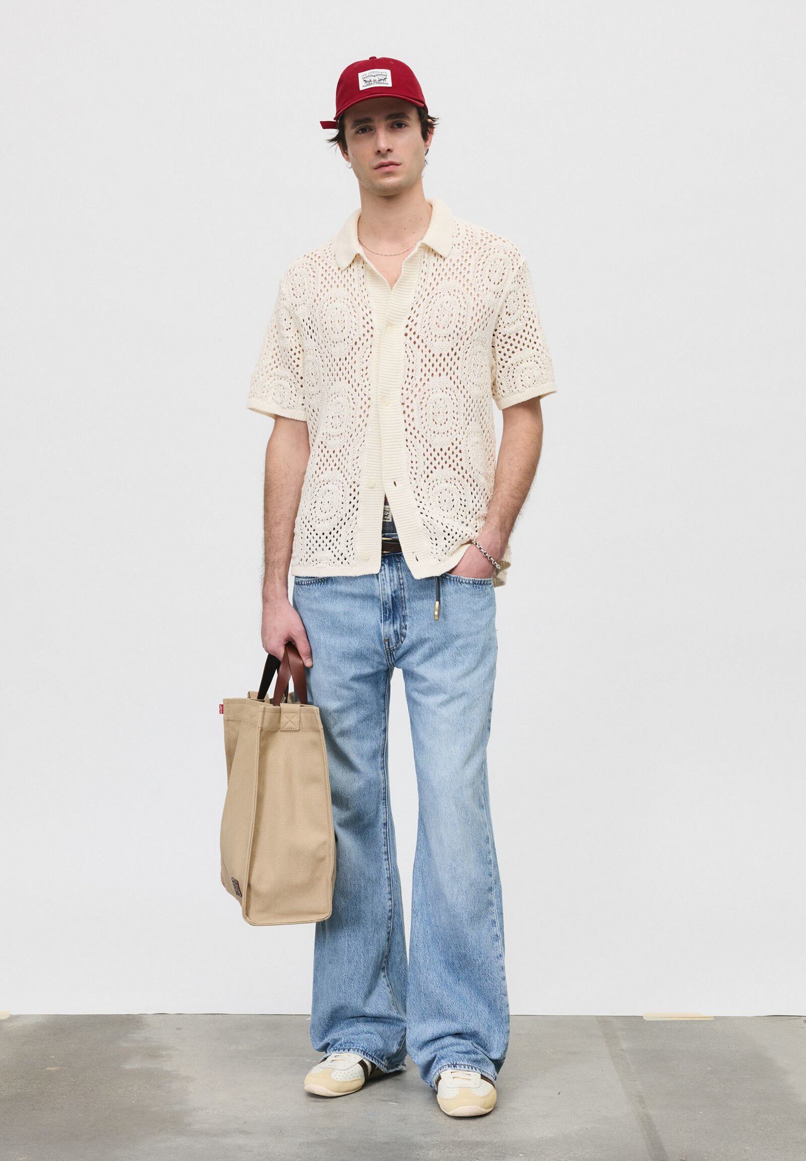 SWEATER CAMP SHIRT POINTELLE C