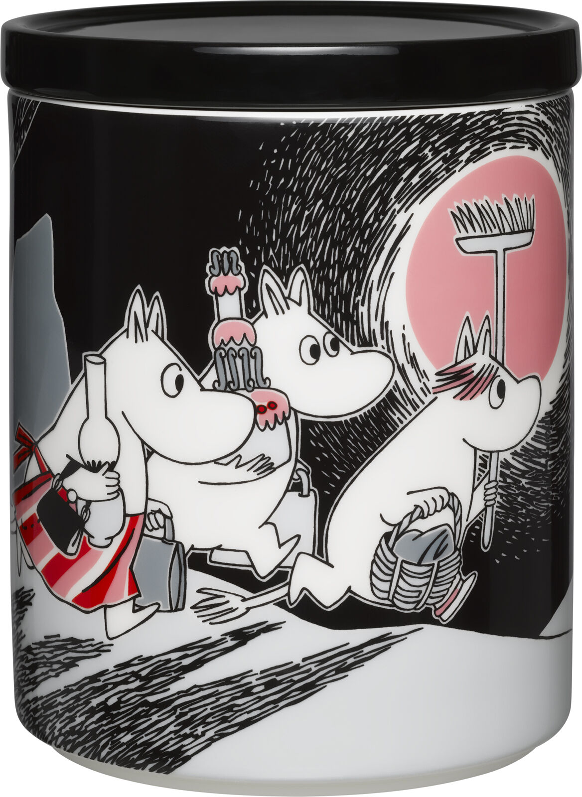 Mumi flytter 1,2l krukke