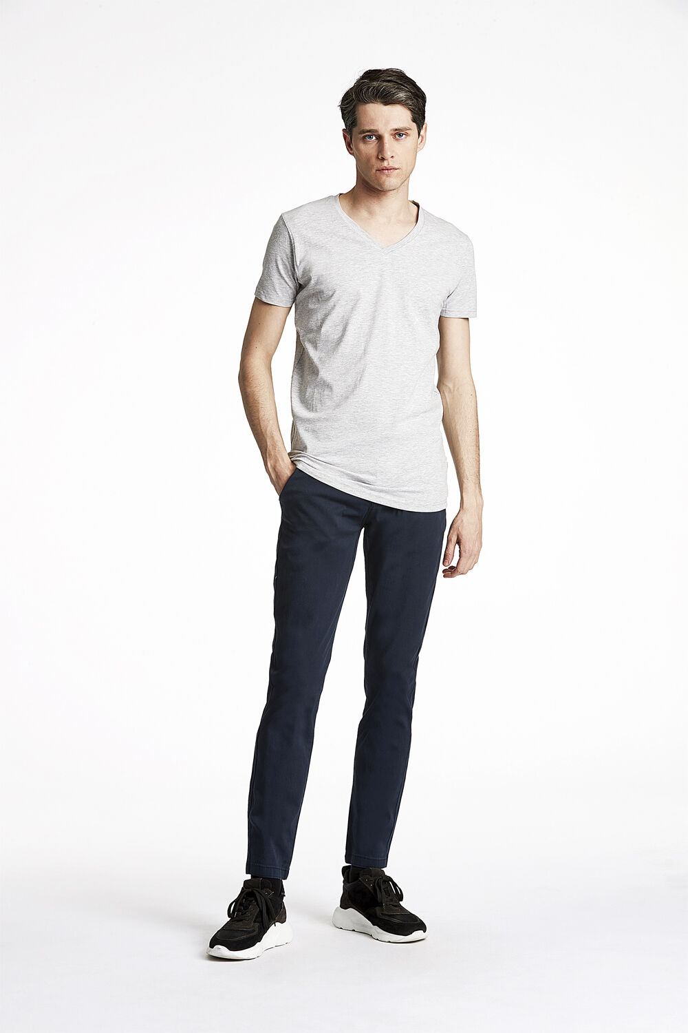 Chino m. b&aelig;lte & stretch